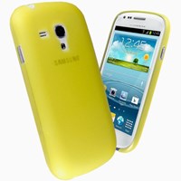 ModaGsm Galaxy S3 Mini İnce Sarı KapakMGSCKPRWFGV