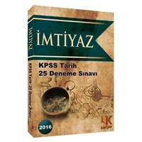 İmtiyaz KPSS Tarih 25 Deneme Sınavı Kariyer Meslek Yayıncılık 2016 (ISBN: 7978457)
