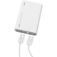 Taşınabilir Güç Ünitesi 7200 mAh 2 USB Çıkışlı Beyaz