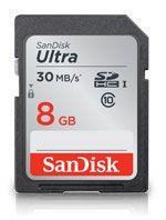 Sandisk 8Gb Ultra Sd 30Mb/Class10 Hafıza Kartı