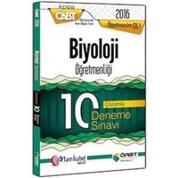 ÖABT Biyoloji Öğretmenliği Çözümlü 10 Deneme Sınavı Öabt Okulu Yayınları 2016 (ISBN: 9786051642796)