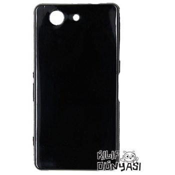 Sony Xperia Z3 Compact Mini Kılıf Süper Silikon Kapak Siyah