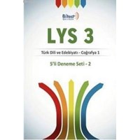 LYS 3 Türk Dili ve Edebiyatı - Coğrafya 5\'li Deneme Seti 2 (ISBN: 9786054257713)