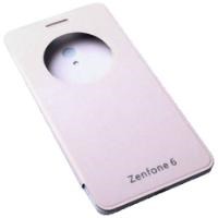 1132915 Asus Zenfone 6 Uyumlu Beyaz Koruyucu Kilif + Ekran Koruyucu