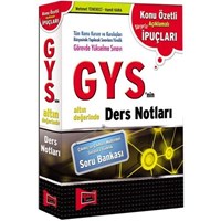 2015 GYS`nin Altın Değerinde Ders Notları Yargı Yayınları (ISBN: 9786051573649)