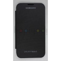 Samsung Galaxy Note 2 N7100 Kılıf Flip Cover Kapaklı Siyah