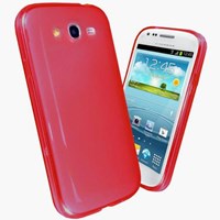 Microsonic Glossy Soft Kılıf Samsung Galaxy Grand Duos I9080 / I9082 Kırmızı