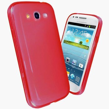Microsonic Glossy Soft Kılıf Samsung Galaxy Grand Duos I9080 / I9082 Kırmızı