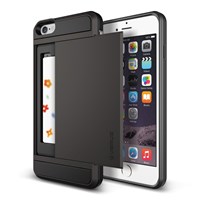 Verus iPhone 6 Plus Case Damda Slide Series Kılıf - Renk : Dark Silver