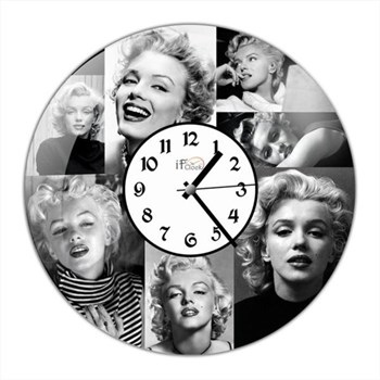 If Clock Marliyn Monroe Duvar Saati R2-4