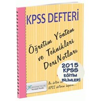 2015 KPSS Eğitim Bilimleri Öğretim Yöntem ve Teknikleri Ders Notları X Yayınları (ISBN: 9786054895694)