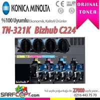 K.Minolta Tn-321K Siyah Orjinal Toner