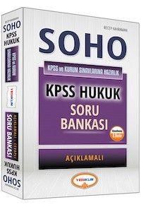 KPSS A Grubu Soho Hukuk Açıklamalı Soru Bankası Yediiklim Yayınları 2016 (ISBN: 9786059264181)