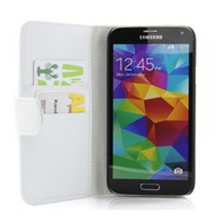 Microsonic Cüzdanlı Deri Kılıf - Samsung Galaxy S5 Beyaz