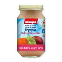 Milupa Organik Kavanoz Maması Mandalina Üzüm Elma 200 gr