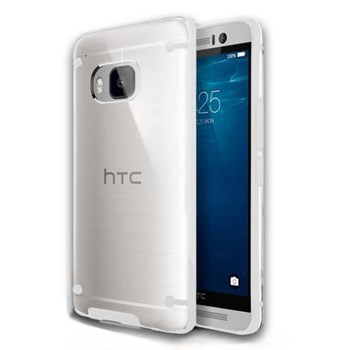 Microsonic Hybrid Transparant Htc One M9 Kılıf Beyaz