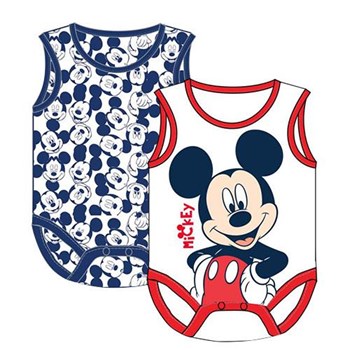 Mickey Mouse Mc4206 Erkek 2li Body Beyaz 12-18 Ay (80-86 Cm) 21241648