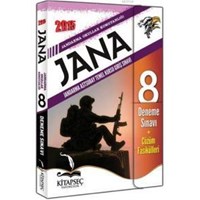 JANA Jandarma Astsubay Temel Kursu Giriş Sınavı 8 Deneme 2015 (ISBN: 9786051641560)