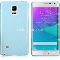 Transparent Soft Samsung Galaxy Note Edge Kılıf Mavi