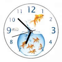 iF Clock Akvaryum Duvar Saati (Z8)