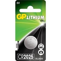 Gp CR2025 Lithium Cell Pil 3V