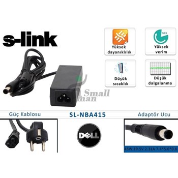 S-Lınk Sl-Nba415 45W 19.5V 2.31A 7.4-5.0-0.6 Dell