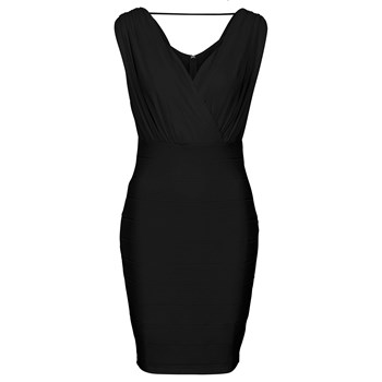bonprix Vücut şekillendiren elbise - Siyah 26941975