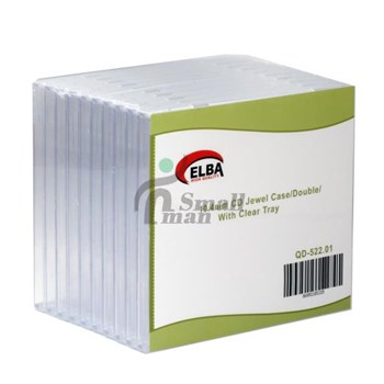 ELBA QD-522.01 2Lİ ŞEFFAF 10.4mm CD Jewel Case