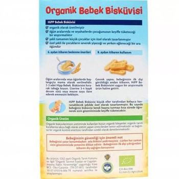 Hipp 6+ Ay 2x150 gr Organik Bebek Bisküvisi