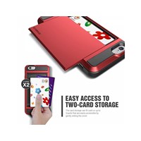 Verus iPhone 6/6S 4.7 Case Damda Slide Series Kılıf - Crimson Red