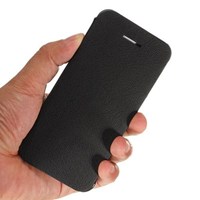 Microsonic Ultra Thin Kapaklı Kılıf Iphone 5 & 5s Siyah