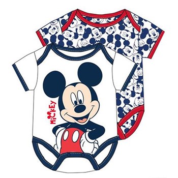 Mickey Mouse Mc4213 2li Kısakol Body Beyaz 9-12 Ay (74-80 Cm) 21241653