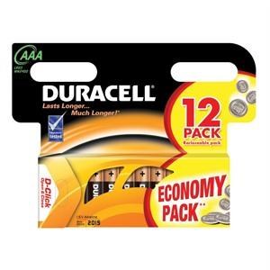 Duracell Alkalin AAA Ince Kalem Pil 8+4`lü Ekonomik Paket DUR-203389