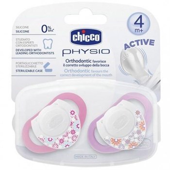 Chicco Physioring Silikon Emzik 2 Li Pembe 4 Ay+ 21568492