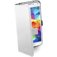 Cellular Lıne Samsung Galaxy S5 Books Mkna. Deri Kılıf Beyaz