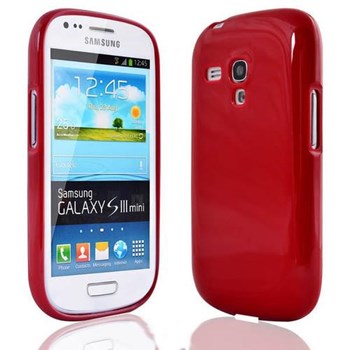 Microsonic Glossy Soft Kılıf Samsung Galaxy S3 Mini I8190 Kırmızı