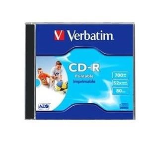 Verbatim Azo CD-R 700MB 52x 80min Printable L27908