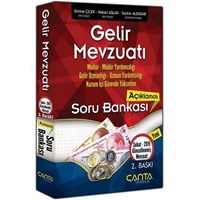 2015 Gelir Mevzuatı Açıklamalı Soru Bankası (2.Baskı) Çanta Yayınları (ISBN: 9786059875103)