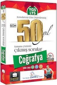 YGS-LYS Coğrafya Son 50 Yıl Tamamı Çözümlü Çıkmış Sorular Çanta Yayınları (ISBN: 9786059768023)