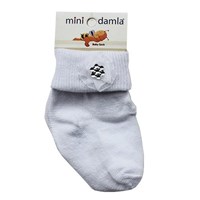 Mini Damla 4740 İncili Bebek Çorabı Beyaz 33443661