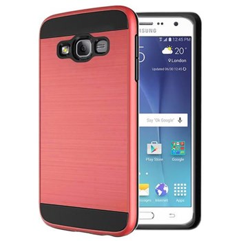 Microsonic Samsung Galaxy J5 Kılıf Slim Heavy Duty Kırmızı CS300-SHD-GLX-J5-KRZ