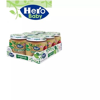 Hero Baby Organik 120 gr 6'lı Karma Kavanoz Maması