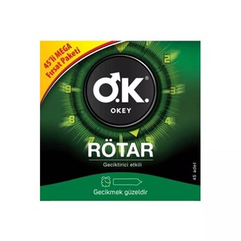 Okey Rötar 45'li Fırsat Paketi Prezervatif
