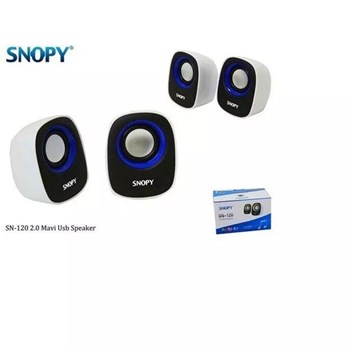 Snopy SN-120 6W 1+1 Speaker Beyaz-Mavi