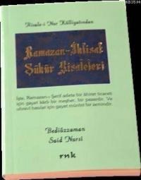 Ramazan-İktisat Şükür Risaleleri (Orta Boy) (ISBN: 3002806101769)