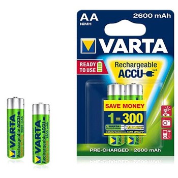 Varta Ready 2 Use AA 2600mAh Şarjlı Kalem Pil 2li