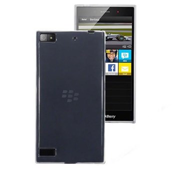 Microsonic Transparent Soft Blackberry Z3 Kılıf Beyaz