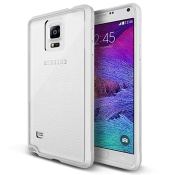 Verus Samsung Galaxy Note 4 Case Crystal Mixx Series Kılıf - Renk : White