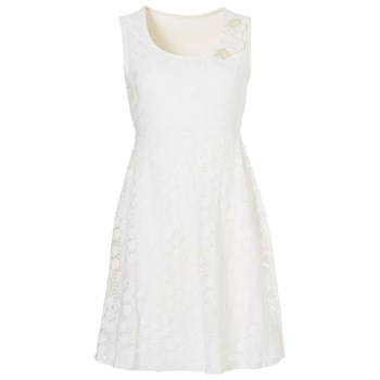 BODYFLIRT Penye elbise - Beyaz 6191723861291 91627995