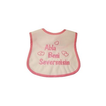 Sebi Bebe 53420 Abla Beni Sever Misin Mama Önlüğü Pembe 31638400